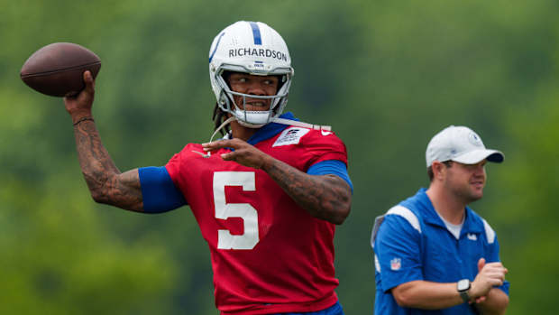 Indianapolis Colts quarterback Anthony Richardson